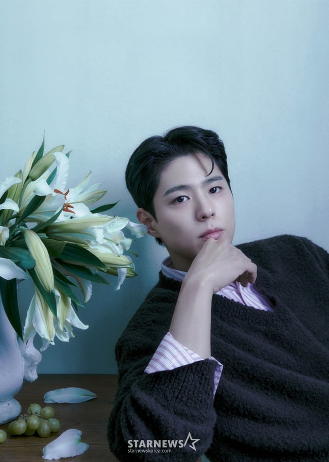 넷플릭스 오리지널 시리즈 '폭싹 속았수다'의 주연배우 박보검이 24일 진행된 인터뷰를 위해 포즈를 취하고 있다. /사진제공=넷플릭스 2025.03.24 /사진=이동훈 photoguy@
