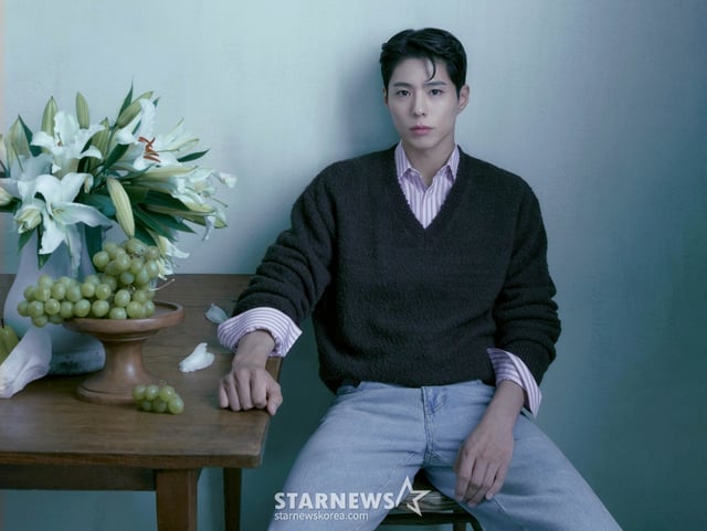 넷플릭스 오리지널 시리즈 '폭싹 속았수다'의 주연배우 박보검이 24일 진행된 인터뷰를 위해 포즈를 취하고 있다. /사진제공=넷플릭스 2025.03.24 /사진=이동훈 photoguy@