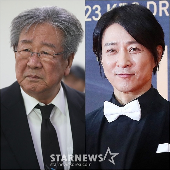 최불암(왼쪽)과 최수종 /사진=스타뉴스
