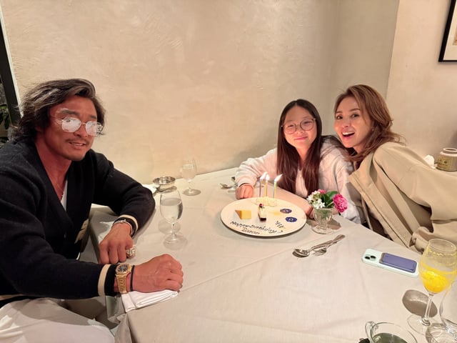 추성훈(왼쪽부터) 추사랑 야노시호 /사진=추사랑 SNS