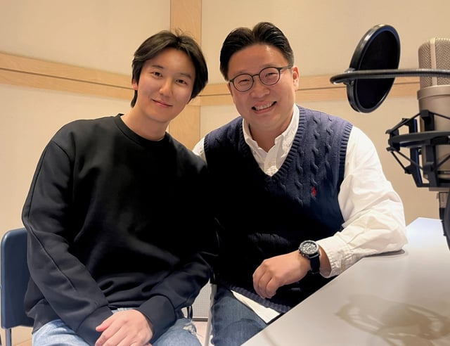 배우 김남길(왼쪽)과 서경덕 교수 