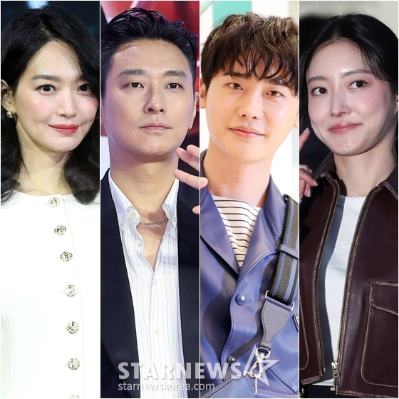 신민아(왼쪽부터), 주지훈, 이종석, 이세영 /사진=스타뉴스, 뉴스1 