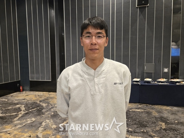 인터뷰에서 만난 정현. /사진=이원희 기자