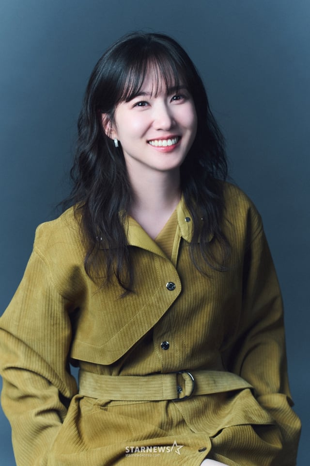 디즈니플러스 드라마 '하이퍼나이퍼'의 배우 박은빈이 15일 서울 모처에서 진행된 인터뷰를 위해 포즈를 취하고 있다. /사진제공=월트디즈니 컴퍼니 코리아 2025.04.15 /사진=김휘선 hwijpg@