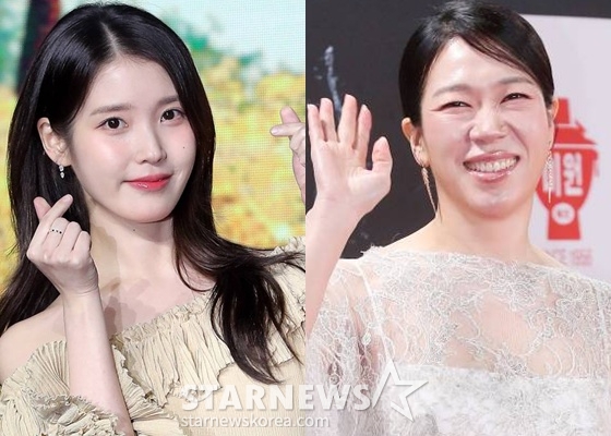 아이유, 염혜란 /사진=스타뉴스