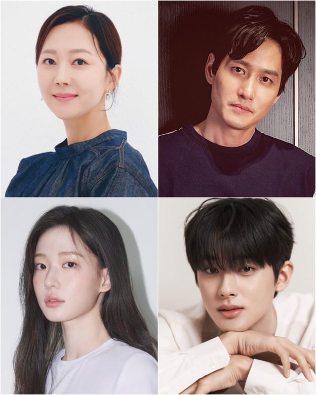 /사진=아티스트컴퍼니(염정아), 플레오이엔티(박해준), PEACE(최윤지), 강엔터테인먼트(김민규)