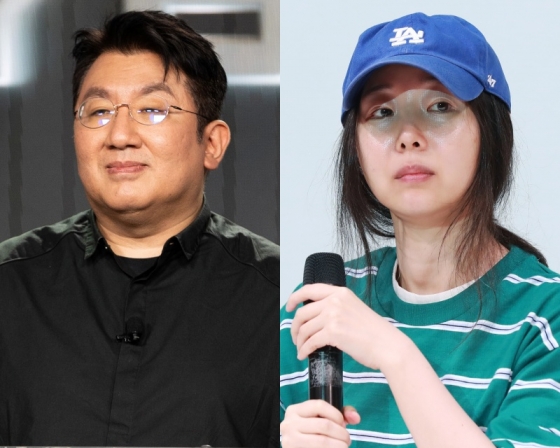 하이브 의장 방시혁, 어도어 전 대표 민희진 /사진=스타뉴스