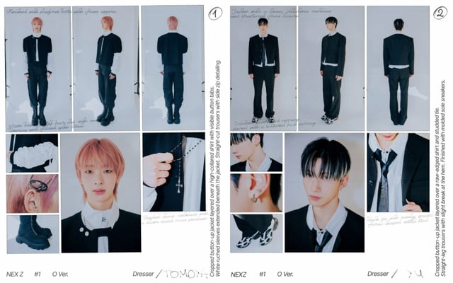 NEXZ 미니 2집 'O-RLY' 룩북 콘텐츠 토모야, 유우