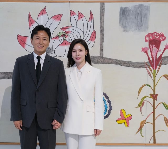 진태현(왼쪽)과 박시은 /사진=진태현 SNS