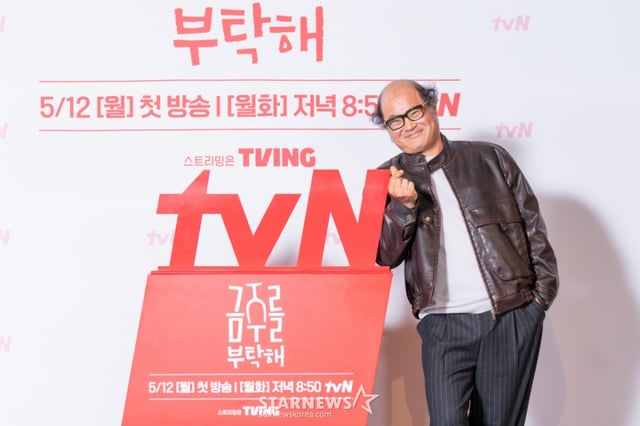 배우 김상호가 7일 오후 온라인으로 진행된 tvN 월화드라마 '금주를 부탁해' 제작발표회에 참석해 포즈를 취하고 있다. /사진제공=CJENM 2025.05.07 /사진=이동훈 photoguy@