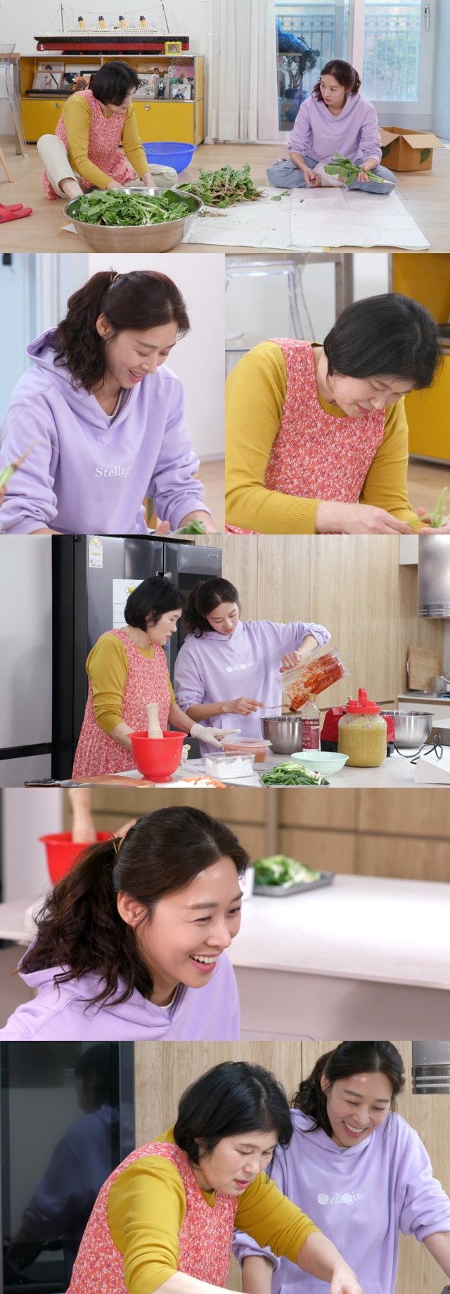 장신영 모녀 /사진=KBS 2TV '신상출시 편스토랑'