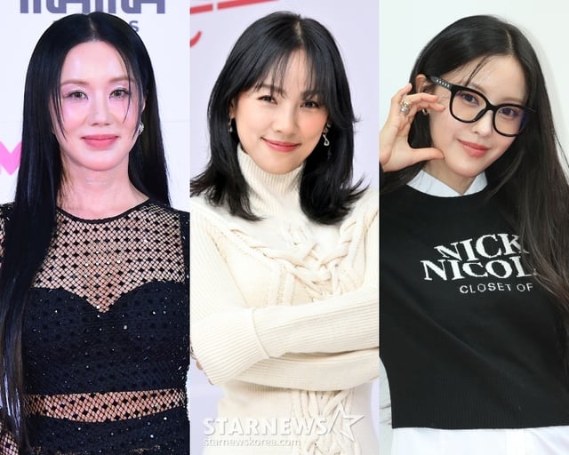 엄정화, 이효리, 효민 /사진=스타뉴스