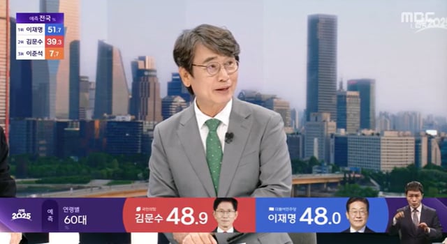 /사진=MBC '선택 2025' 방송 캡처