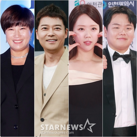 박세리(왼쪽부터), 전현무, 지예은, 곽튜브 /사진=스타뉴스