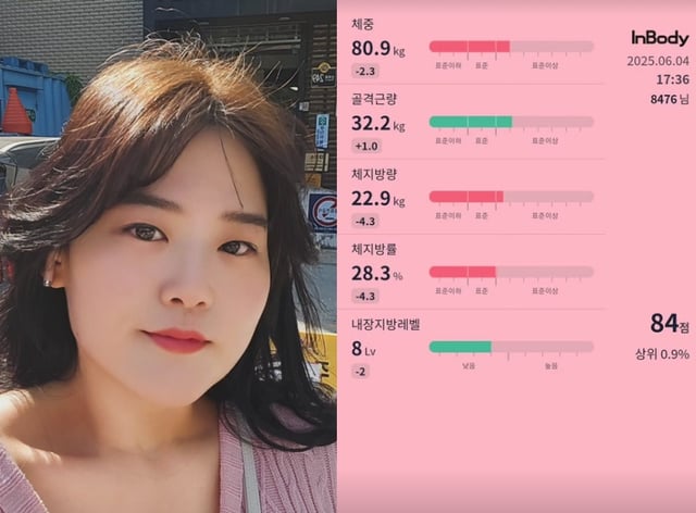 /사진=박수지 SNS