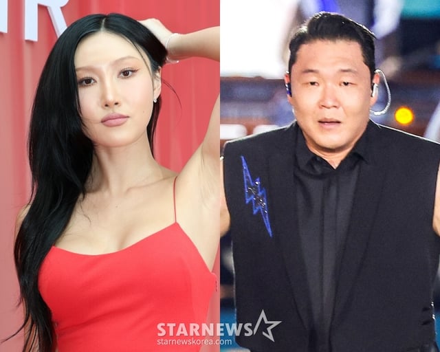 화사, 싸이 /사진=스타뉴스 