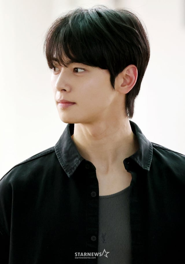 그룹 아스트로(ASTRO) 차은우가 인천국제공항을 통해 출국하고 있다. 2025.06.23 /사진=임성균 tjdrbs23@