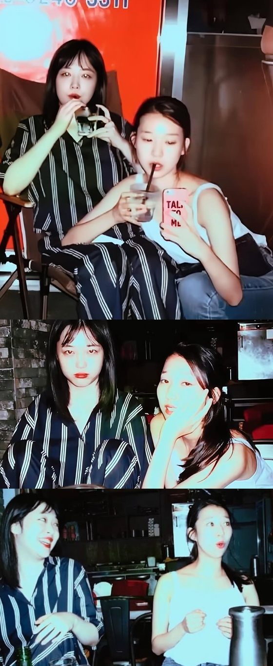 절친 김선아와 함께한 생전 설리 모습