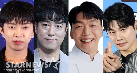 임영웅, 궤도, 철가방요리사, 이이경(왼쪽부터) /사진=스타뉴스, 티엠씨엔터