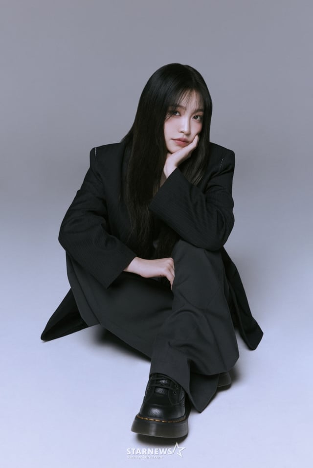 드라마 '청담국제고등학교 2'의 배우 김예림이 지난 5일 진행된 라운드 인터뷰를 위해 포즈를 취하고 있다. /사진제공=블리츠웨이엔터테인먼트 2025.08.06 /사진=김휘선 hwijpg@