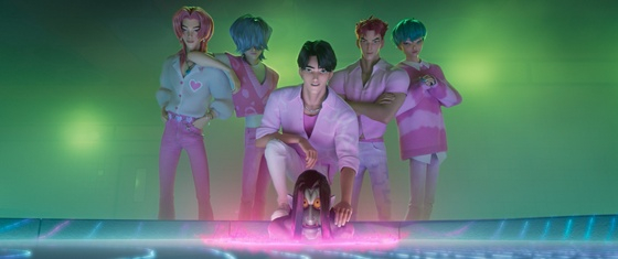 '케이팝 데몬 헌터스' 사자보이즈 /사진제공=넷플릭스