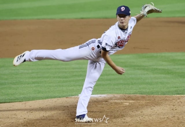 두산 최민석. /사진=김진경 대기자