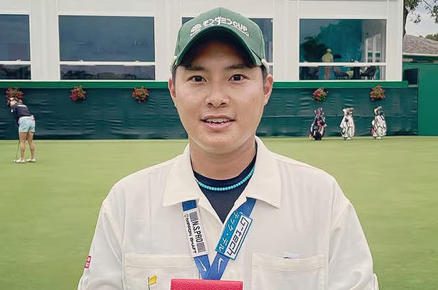 일본프로골프협회(JLPGA)로부터 9년 자격정지 징계를 받은 캐디 쿠리나가 료. /사진=쿠리나가 료 개인 사회관계망서비스(SNS) 갈무리