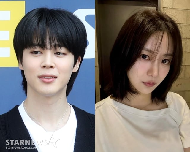 방탄소년단 지민, 송다은 /사진=스타뉴스, 송다은 SNS