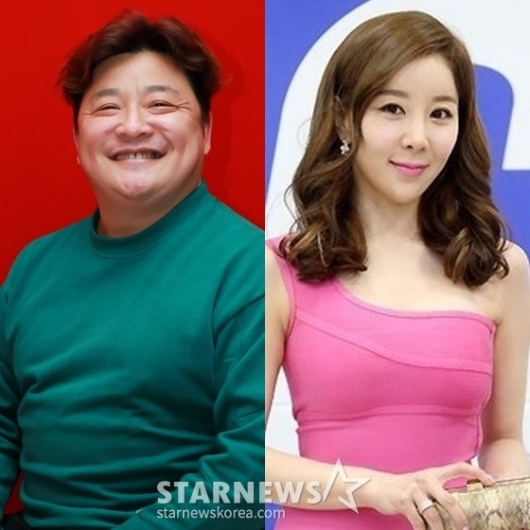 (왼쪽부터) 윤정수, 원자현 /사진=스타뉴스