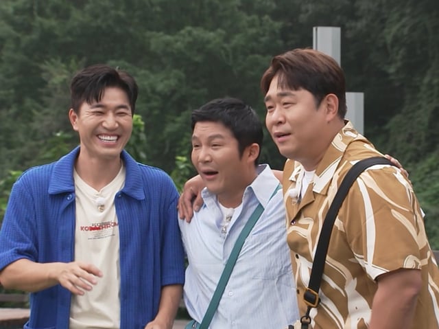 김종민, 조세호, 문세윤(왼쪽부터) 