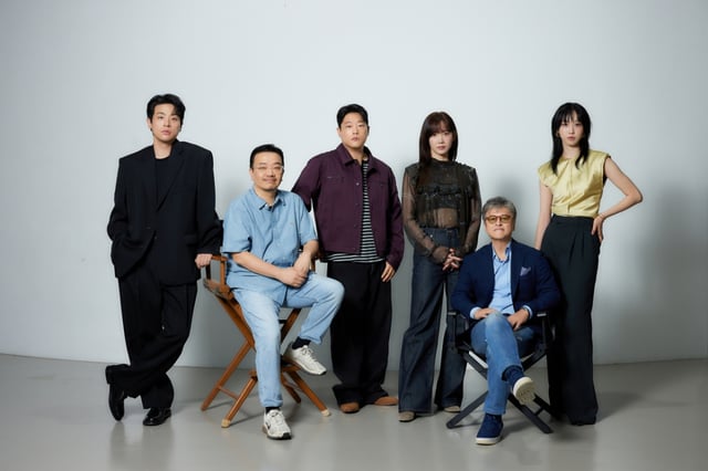 박정민 연상호 임성재 신현빈 권해효 한지현 / 사진=메가박스플러스엠