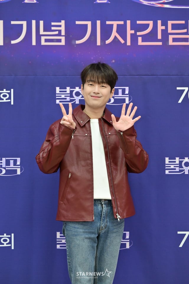 가수 이찬원이 2025년 3월 17일 오전 서울 영등포구 여의도동 KBS 신관에서 진행된 KBS 2TV 예능 '불후의 명곡' 700회 기자간담회에 참석해 포즈를 취하고 있다. / 사진제공=KBS /사진=김창현 chmt@