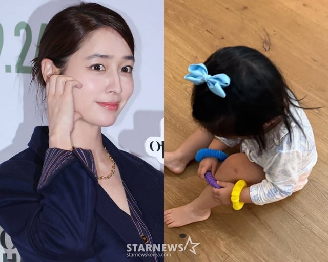 배우 이민정(왼쪽), 이민정 이병헌 부부 딸 서이 /사진=스타뉴스, 이민정 SNS
