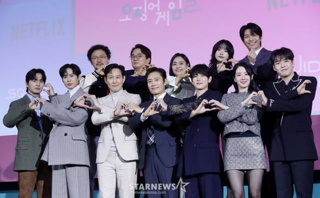 양동근(왼쪽 위 시계방향), 이서환, 강애심, 조유리, 위하준, 강하늘, 박규영, 임시완, 이병헌, 이정재, 박성훈, 이진욱 /2024.12.9 /사진=김창현 chmt@