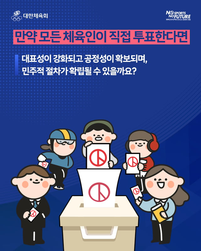 체육단체 선거제도 개선을 위한 설문조사 카드뉴스. /그래픽=대한체육회 제공