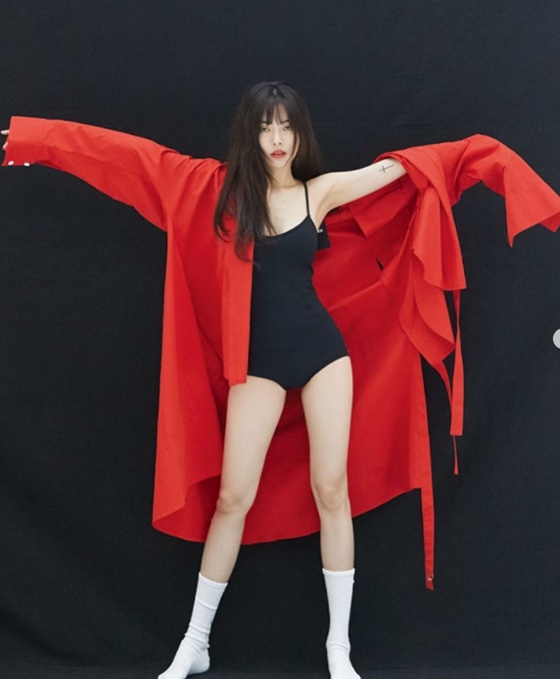 현아가 올린 마른 시절 사진/사진=현아 인스타그램
