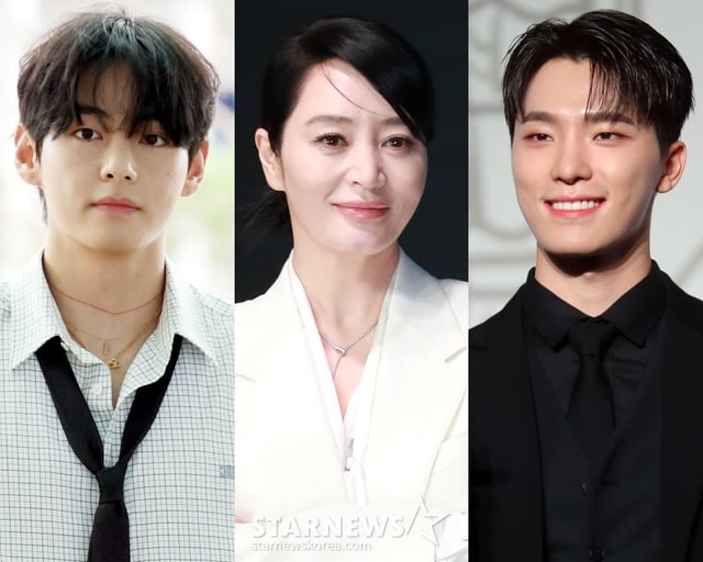 방탄소년단 뷔, 김혜수, 세븐틴 디노 /사진=스타뉴스