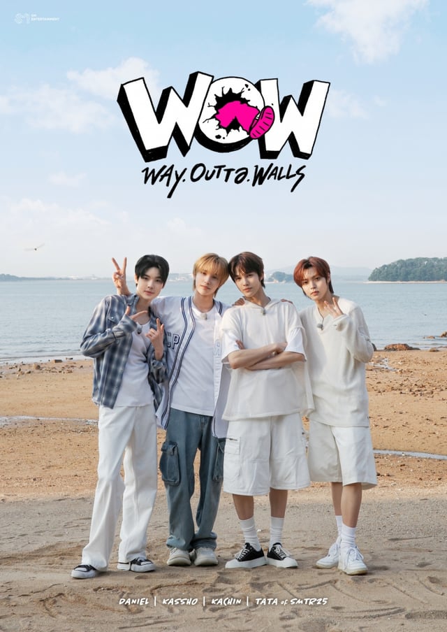 SMTR25 첫 자체 콘텐츠 'W.O.W!' 포스터 이미지 /사진제공=에스엠엔터테인먼트
