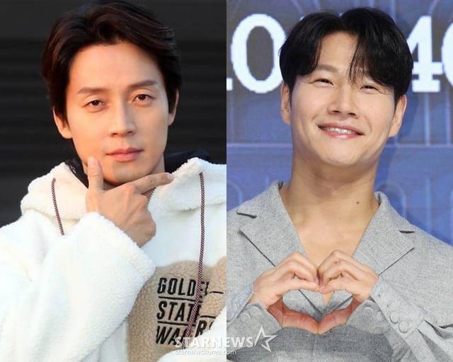 코미디언 허경환(왼쪽), 가수 김종국 /사진=스타뉴스