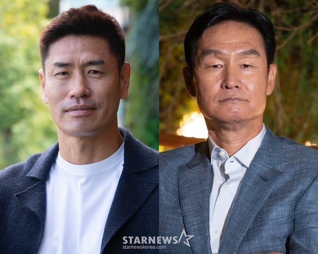 설기현(왼쪽), 최용수 감독 /사진제공=쿠팡플레이