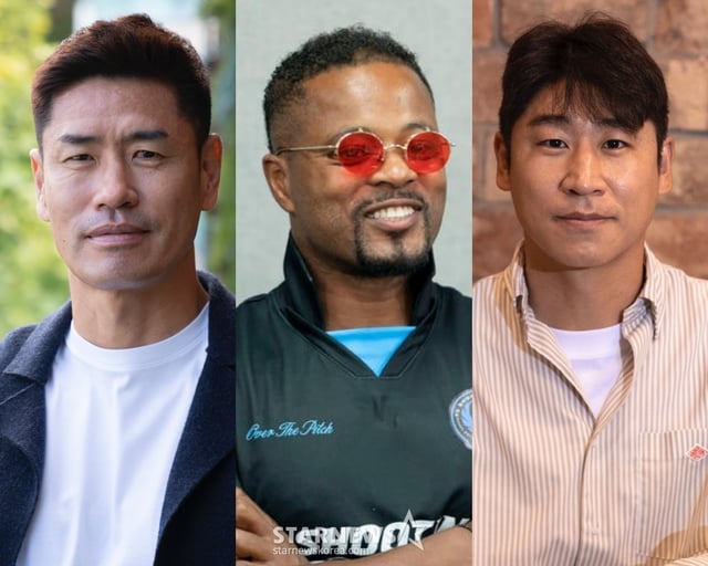 (왼쪽부터) 설기현, 에브라, 이근호 /사진제공=쿠팡플레이