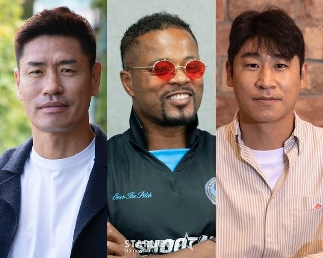 (왼쪽부터) 설기현, 에브라, 이근호 /사진제공=쿠팡플레이