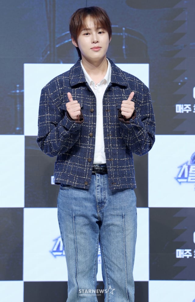 가수 하성운이 20일 서울 강남구 엘리에나호텔에서 진행된 Mnet 예능 '스틸하트클럽' 제작발표회에 참석해 포즈를 취하고 있다. /2025.10.20 /사진=김휘선 hwijpg@