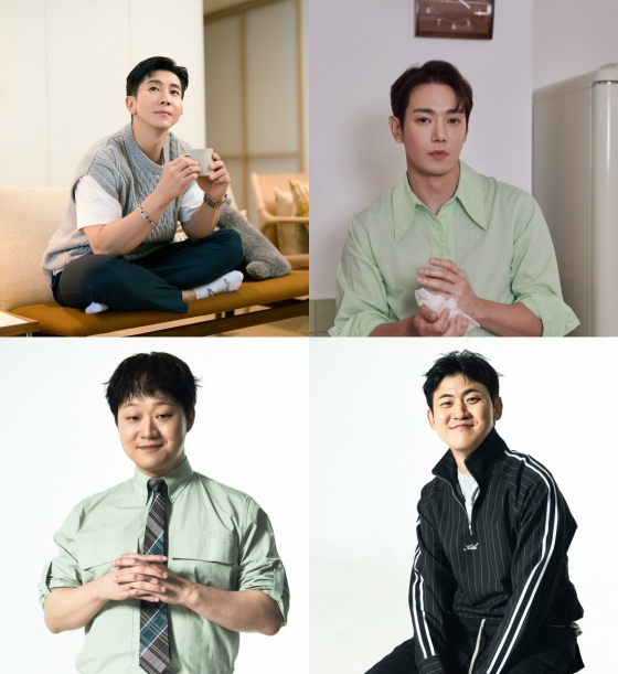 (왼쪽 위부터 시계 방향순으로) 브라이언, 환희, 김민수, 정재형 /사진=JTBC