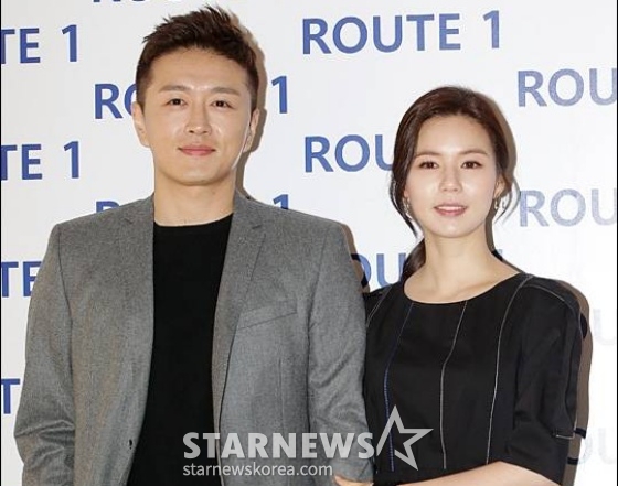 배우 진태현(왼쪽), 박시은 부부 /사진=스타뉴스