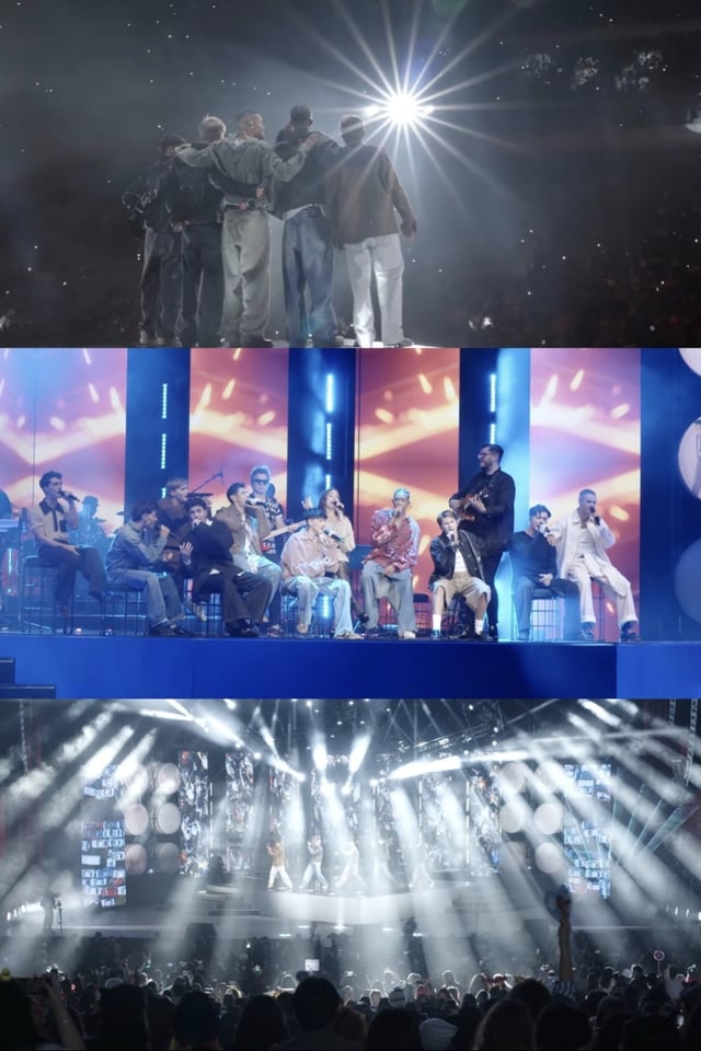 산토스 브라보스 데뷔 콘서트 / 사진=하이브 레이블즈 유튜브 영상 캡쳐