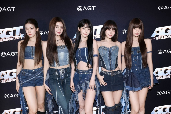 그룹 르세라핌 /사진제공=美 NBC 'America's Got Talent' 공식 유튜브 채널 캡쳐, 쏘스뮤직
