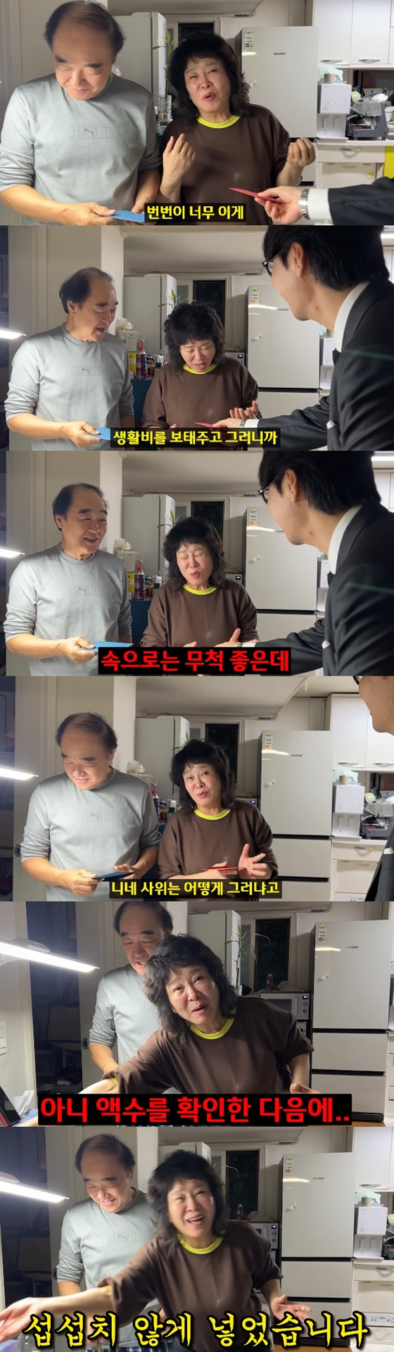 장광, 전성애/사진=유튜브 미자네 주막