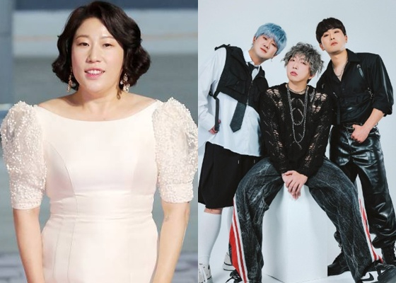 김영희, 플레이리스트(장현욱, 정범균, 오민우)/사진=스타뉴스, 김영희 SNS