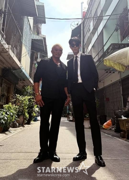 추성훈(왼쪽)과 차승원 /사진=추성훈 SNS
